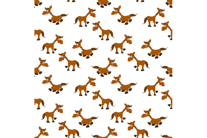 cute-horse-cartoon-pattern