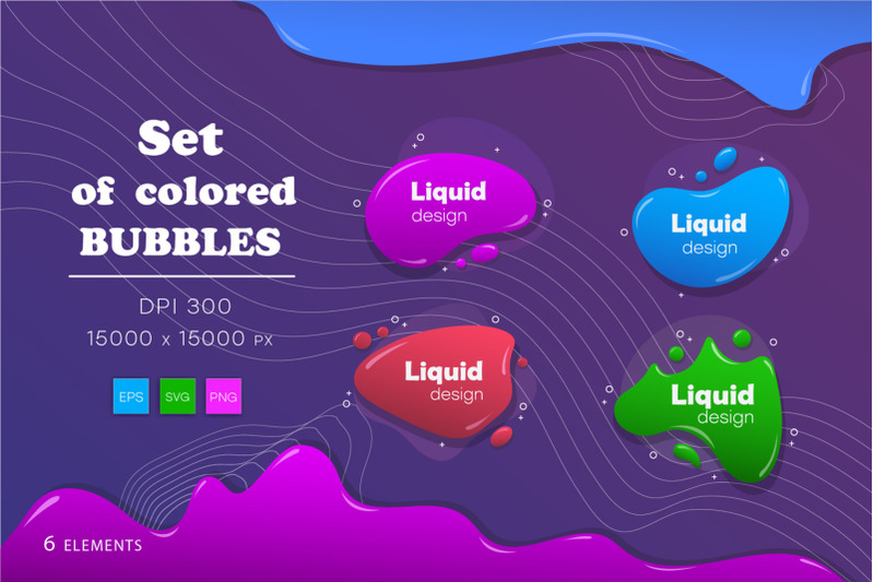 set-of-colored-bubbles