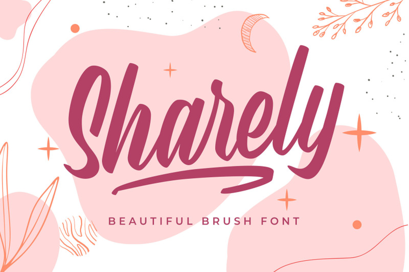 sharely-beautiful-brush-font