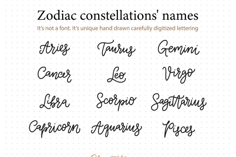 zodiac-svg-and-seamless-pattern-set
