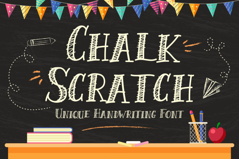 chalk-scratch-font