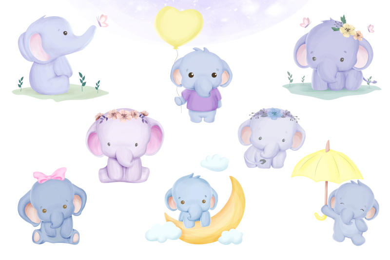 elephant-clipart-collection