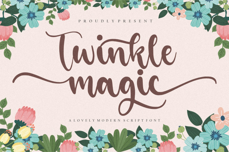 twinkle-magic-lovely-modern-script-font