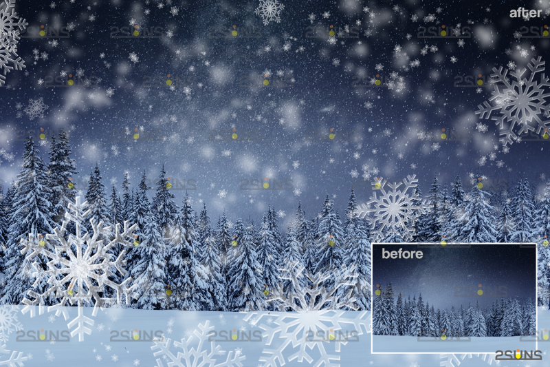 snow-flake-overlays-amp-photoshop-overlay-falling-snow-overlay-winter