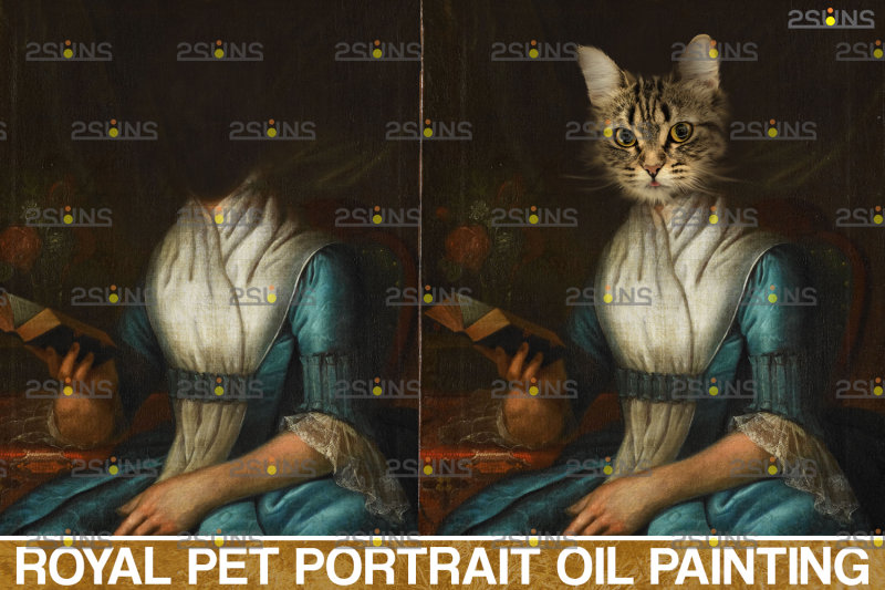 royal-pet-portrait-templates-vol-12-digital-pet-art-pet-painting