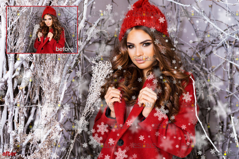 snow-overlay-amp-christmas-overlay-photoshop-overlay-gift-box-overlays