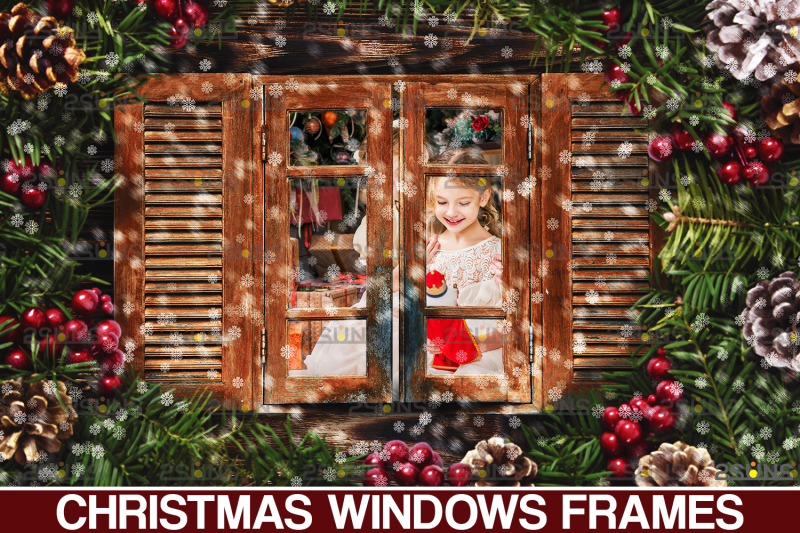 window-overlay-amp-christmas-overlay-photoshop-overlay-sparkler-frame