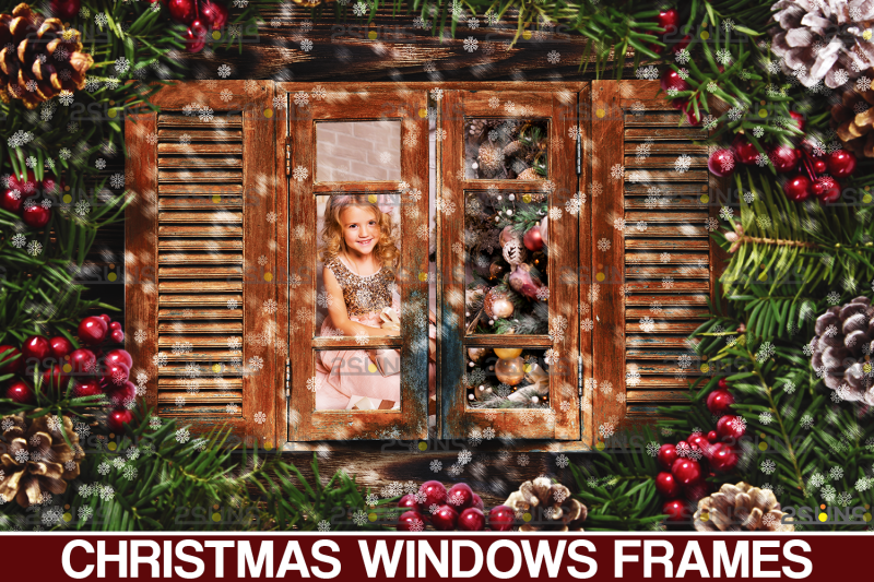 window-overlay-amp-christmas-overlay-photoshop-overlay-sparkler-frame