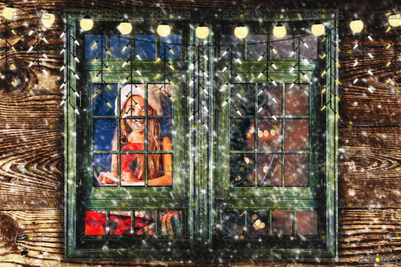 christmas-window-overlay-amp-christmas-overlay-photoshop-overlay