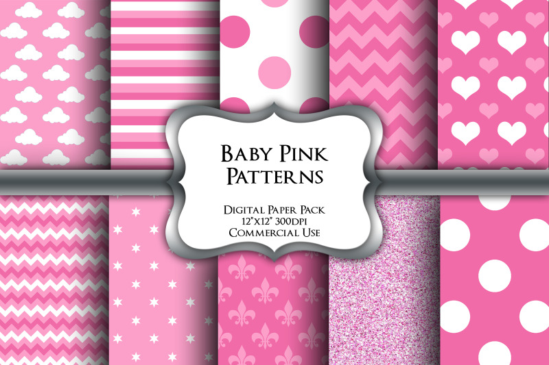 baby-pink-digital-paper-pack