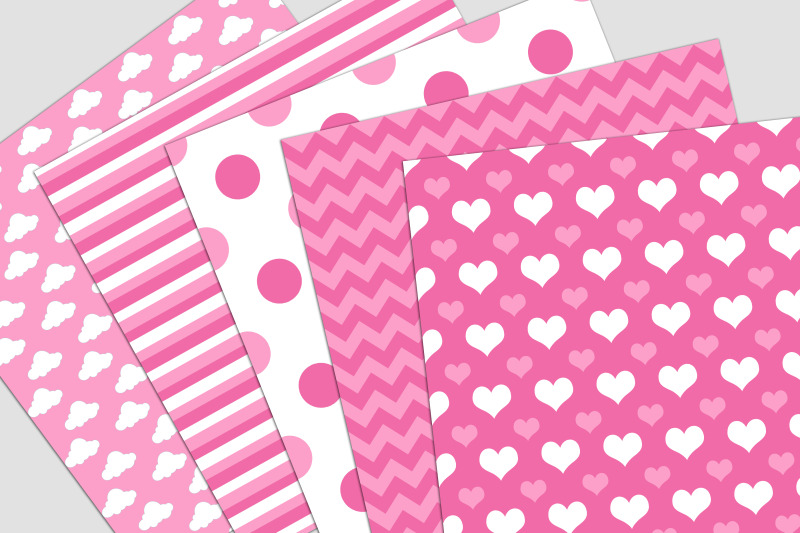 baby-pink-digital-paper-pack