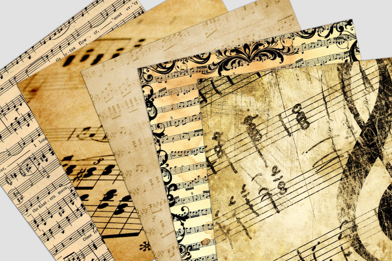 vintage-music-digital-paper-pack