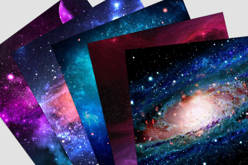 galaxy-textures-digital-paper-pack