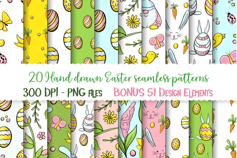 hand-drawn-easter-seamless-patterns-png-and-clip-art-set