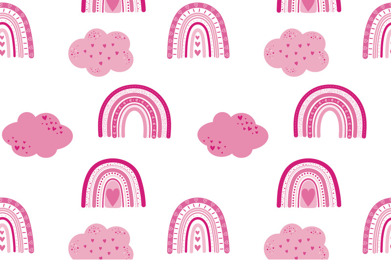 rainbow-pattern-valentine-039-s-day-pattern-rainbow-hearts-svg