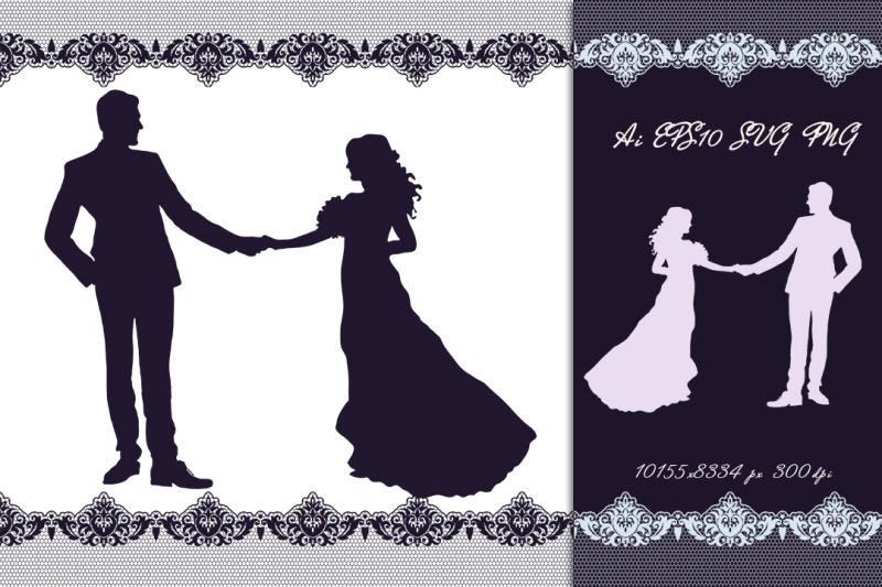 wedding-silhouette-svg
