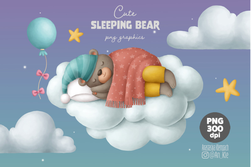 cute-sleeping-bear