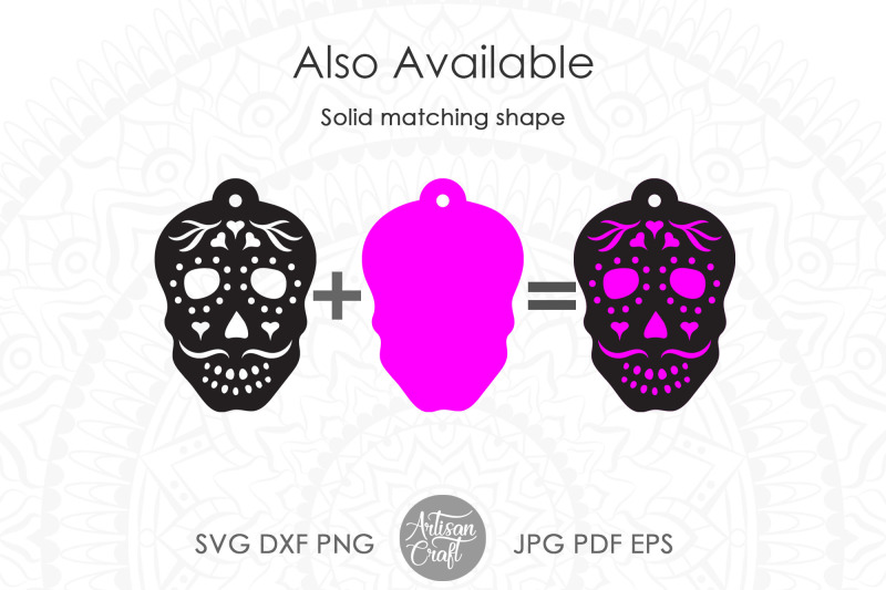 sugar-skull-earrings-laser-cut-files-earrings-svg-dia-de-los-muerto