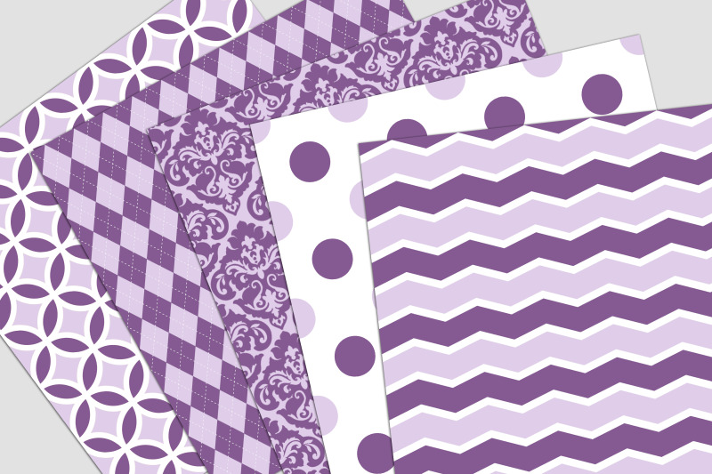 lavender-patterns-digital-paper-pack