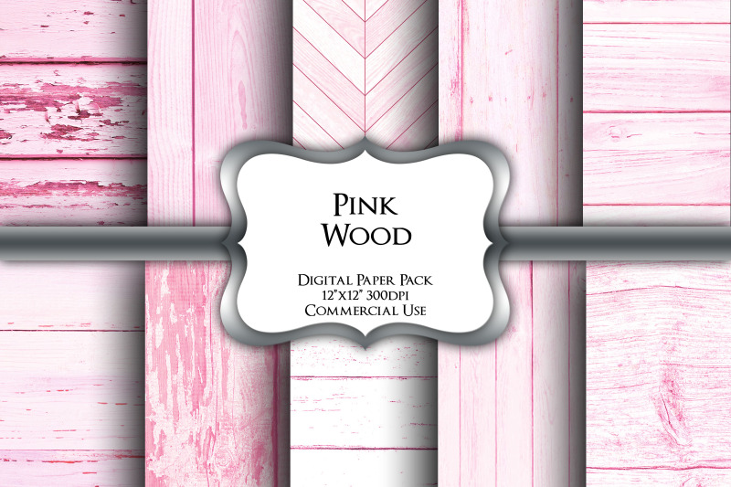 pink-wood-digital-paper-pack