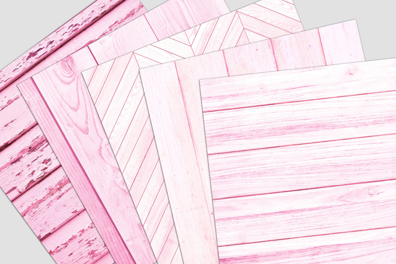 pink-wood-digital-paper-pack