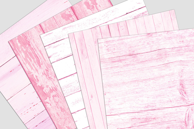 pink-wood-digital-paper-pack