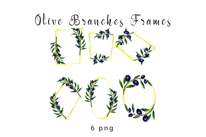 olive-branches-set