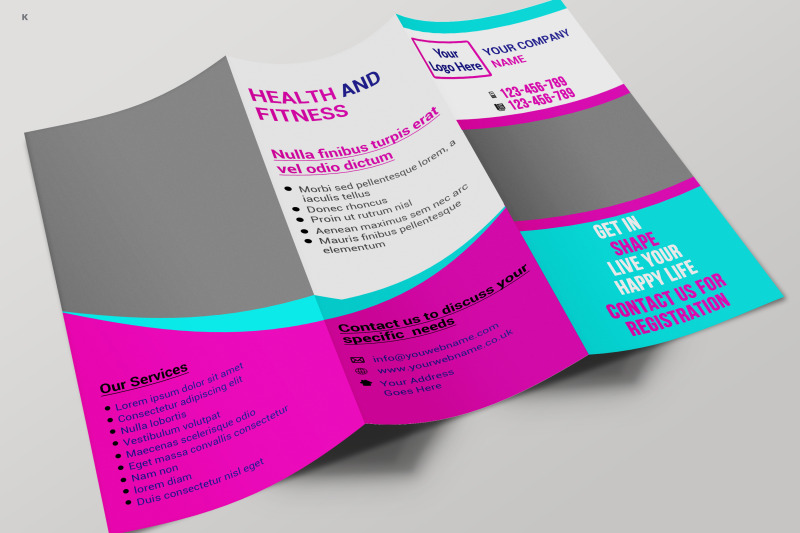 health-and-fitness-trifold