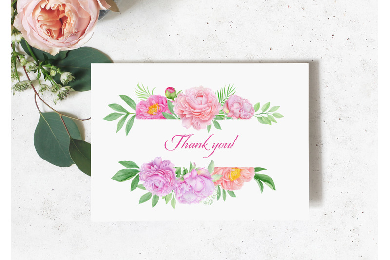 watercolor-floral-arrangements-with-pink-peony-flowers-png