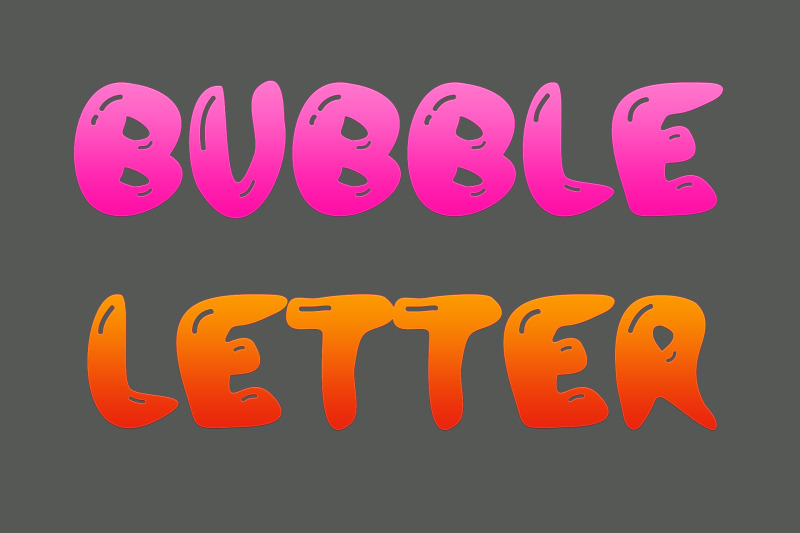 bubble-letter-candy-font