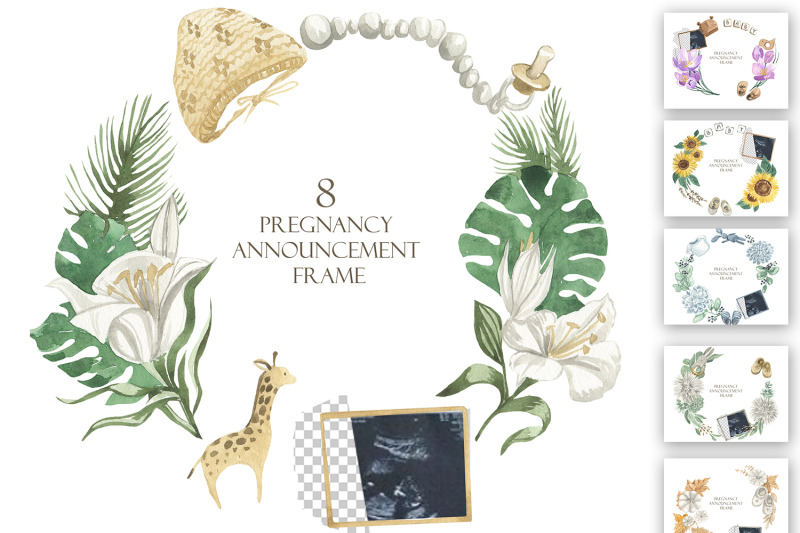 pregnancy-announcement-frame