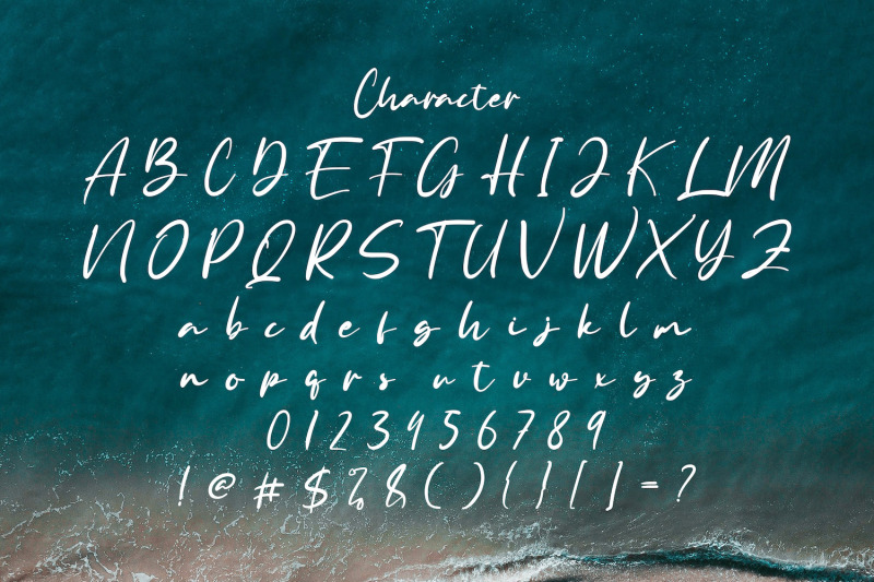 anyer-beach-handwritten-font