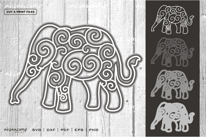 elephant-7-mandala-vector-3d-layered