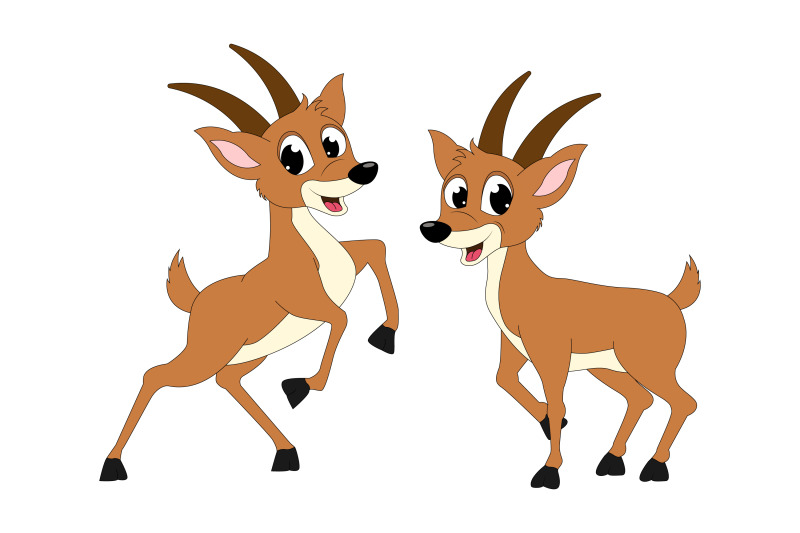 cute-antelope-animal-cartoon