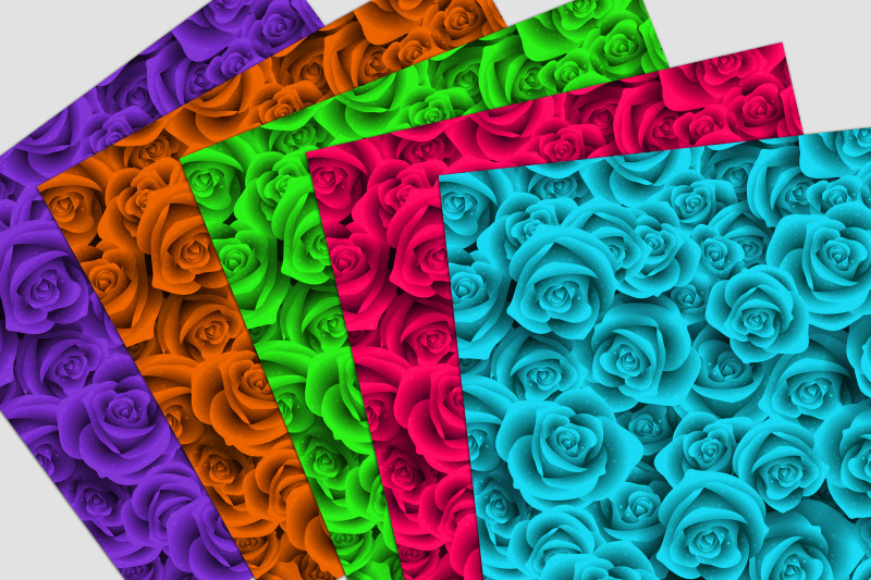 colored-roses-digital-paper-pack