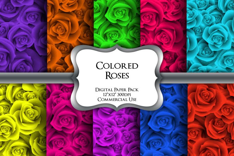 colored-roses-digital-paper-pack