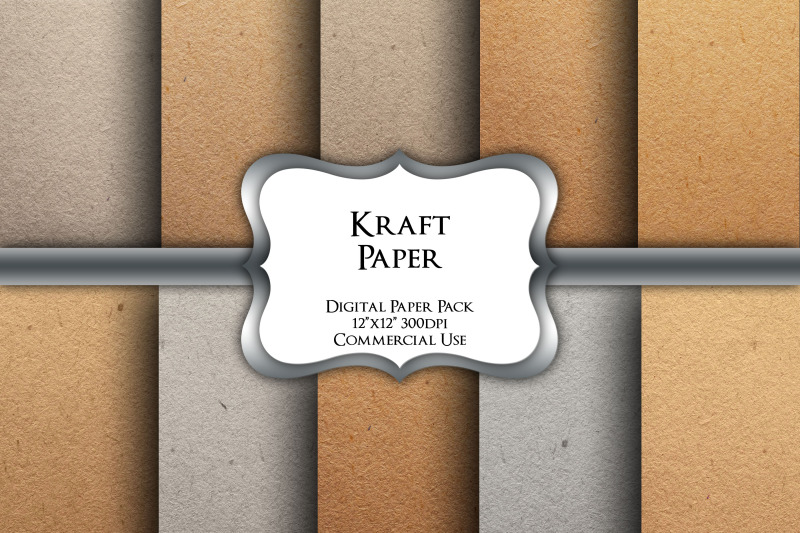 kraft-paper-digital-paper-pack