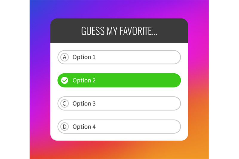 quiz-option-question-interface-social-media-sticker-select-and-guess