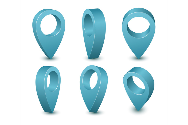 blue-map-pointer-3d-pin-marker-for-travel-place-different-angles-rea