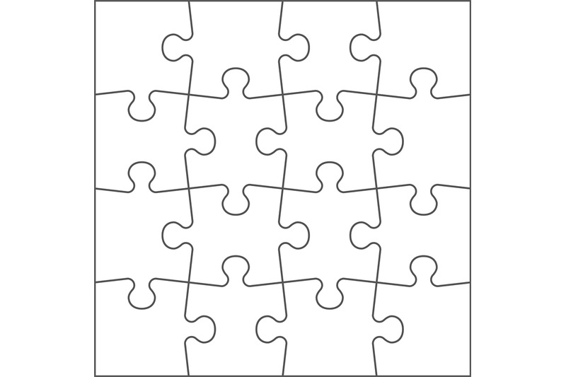 puzzle-shape-realistic-jigsaw-pieces-blank-matching-parts-mockup-fo