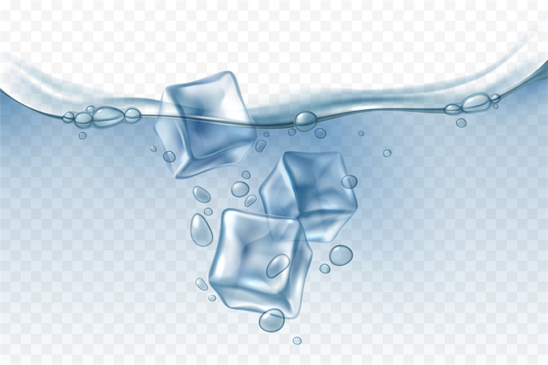 ice-cubes-in-water-realistic-iced-pieces-falling-in-aqua-air-bubbles