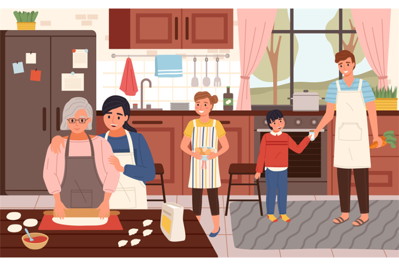 big-happy-family-cooking-time-parents-children-and-grandmother-toget