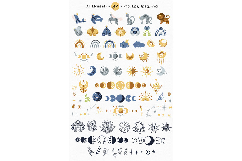celestial-animals-clipart-amp-patterns