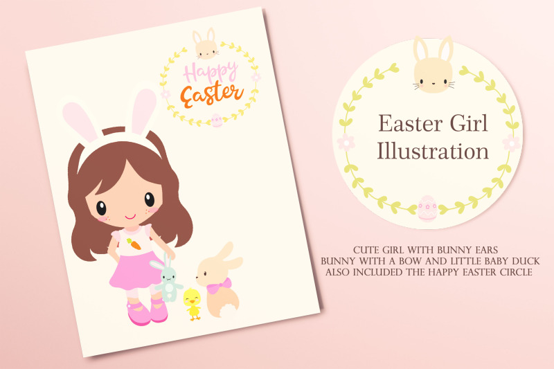 easter-girl-with-bunny-ears-and-animals