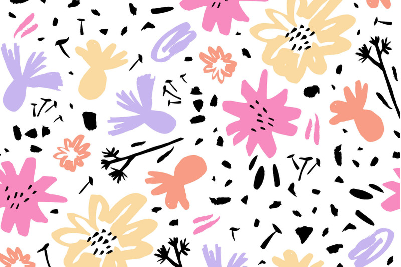 spring-flowers-patterns-collection