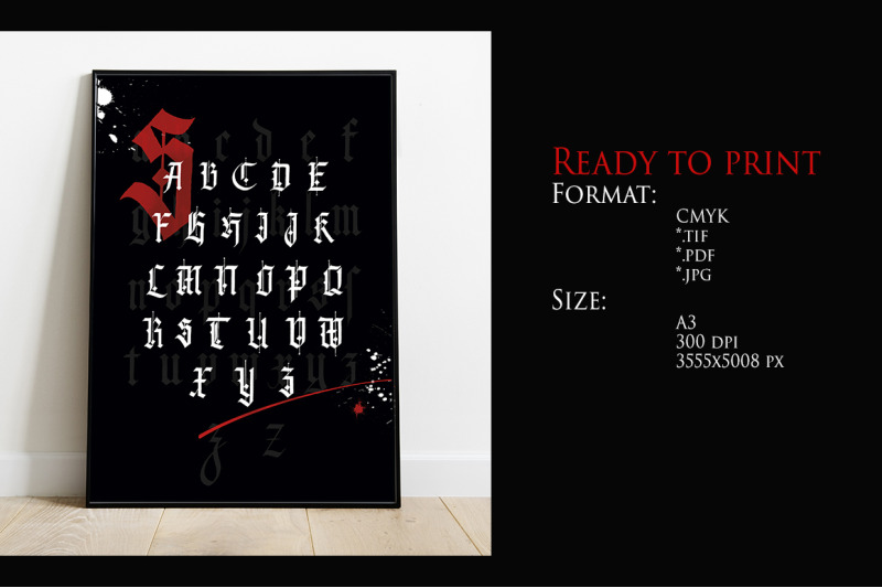 blackletter-gothic-calligraphy-poster