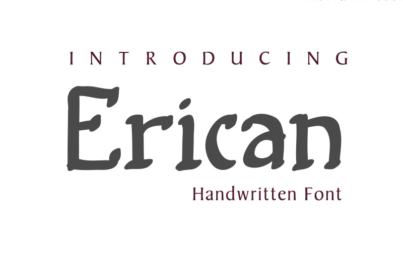 erican-handwritten-serif-font