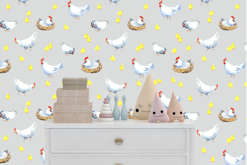 happy-chicken-seamless-patterns