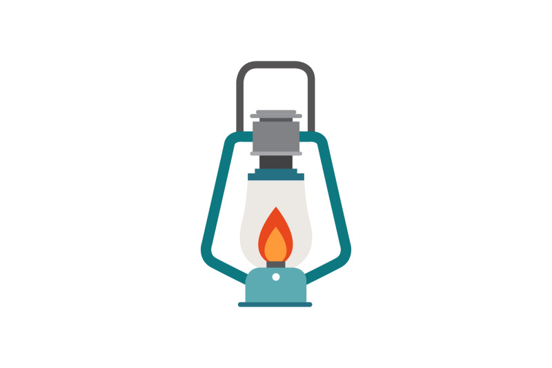 camping-oil-lamp-flat-icon