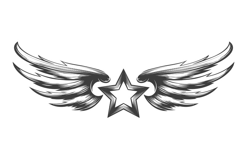 star-and-wings-tattoo